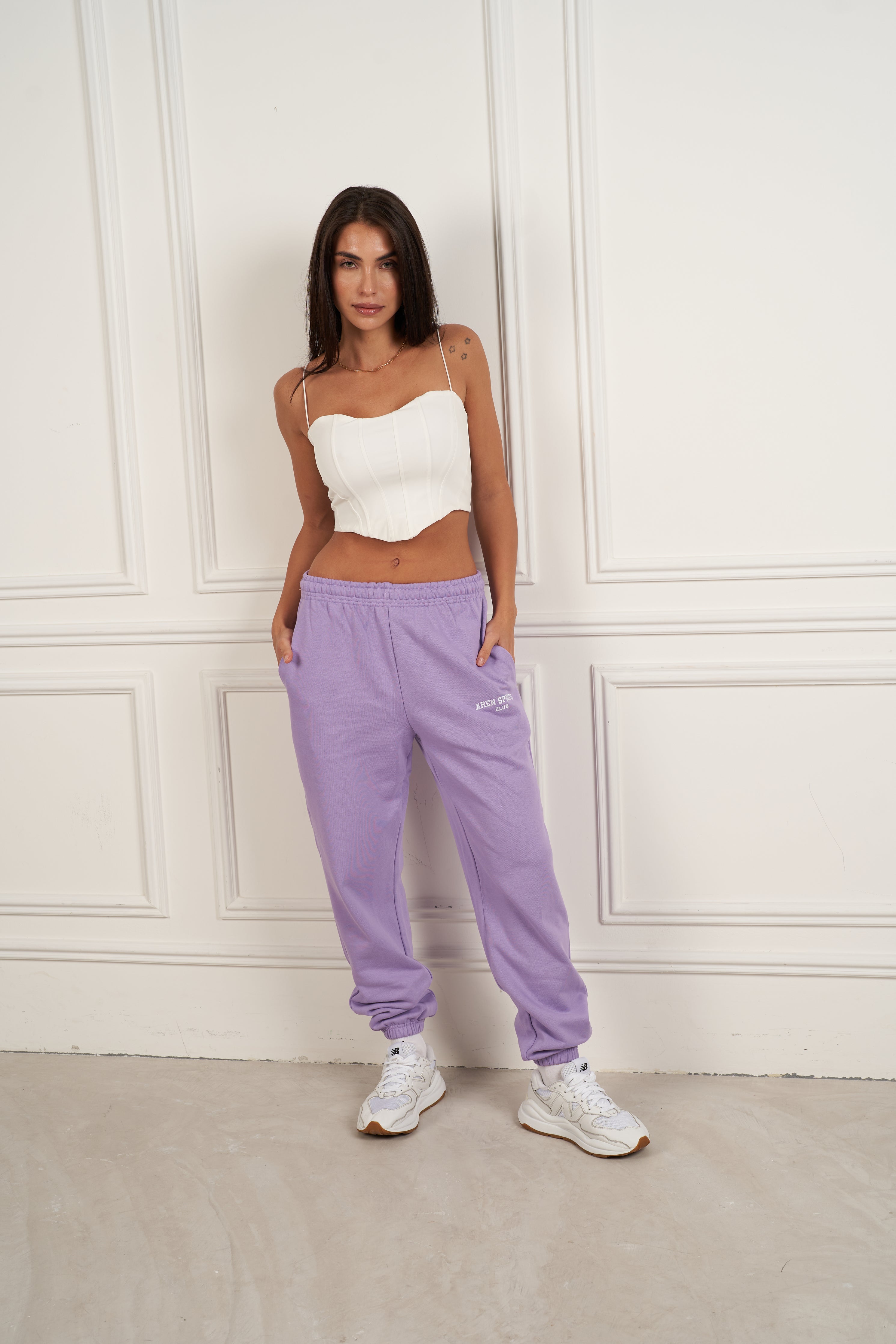 Lilac trackies sale